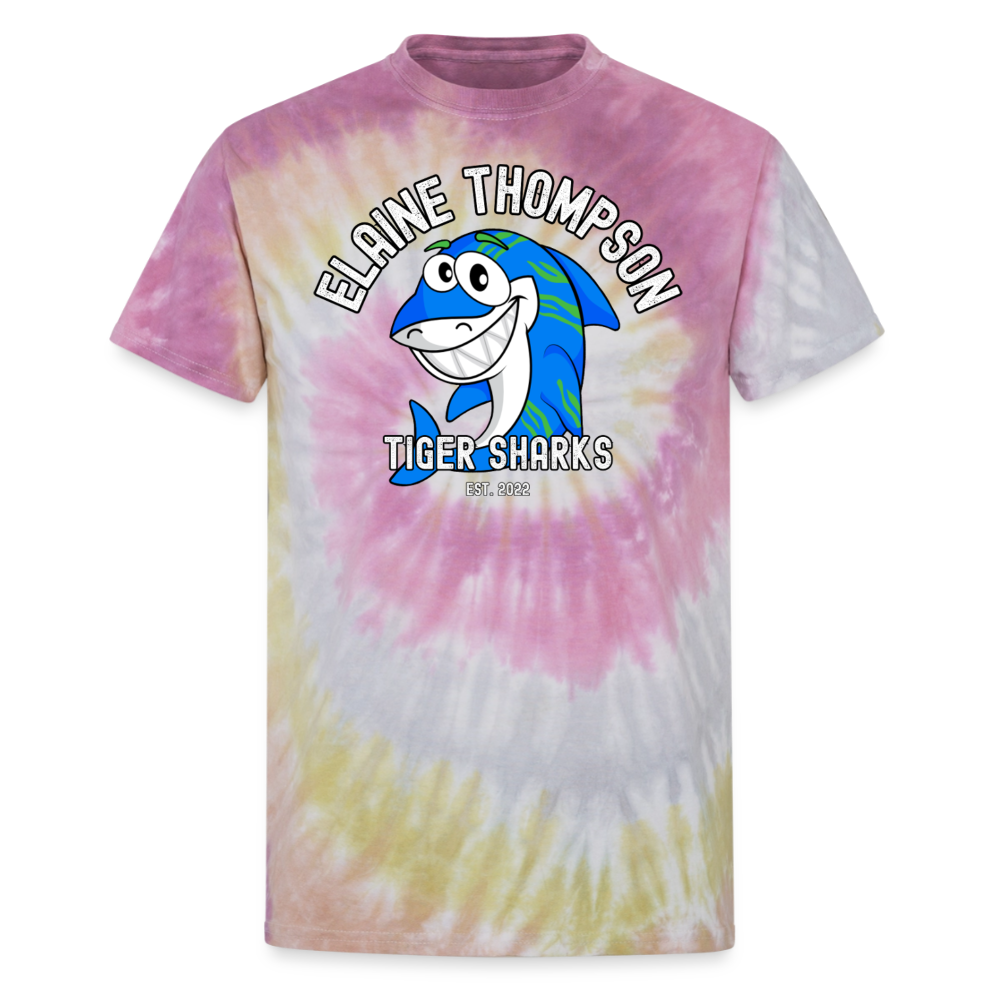 Unisex Tie Dye T-Shirt - Elaine Thompson - Desert Rose