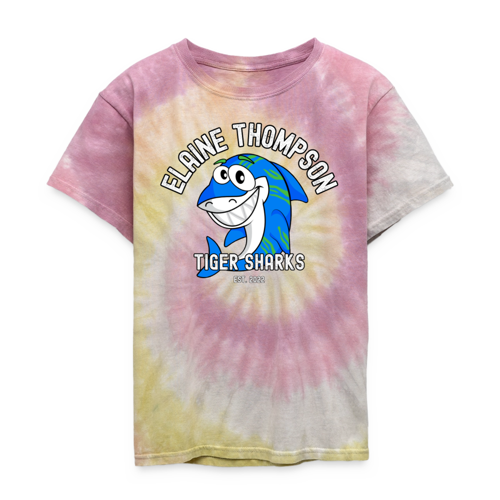 Kid's Tie Dye T-Shirt - Elaine Thompson - Desert Rose