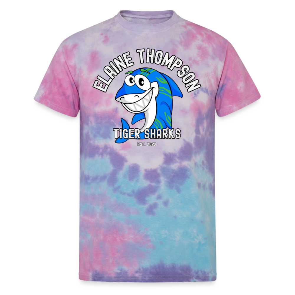 Unisex Tie Dye T-Shirt - Elaine Thompson - cotton candy
