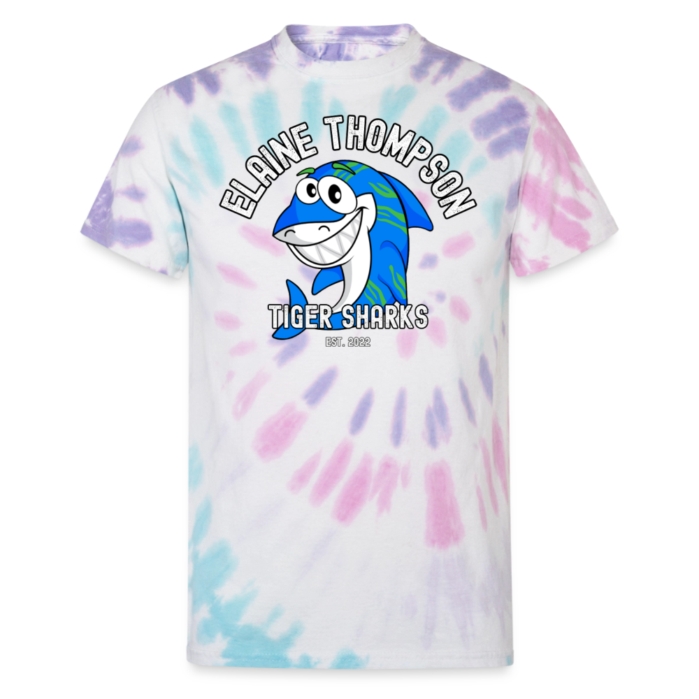 Unisex Tie Dye T-Shirt - Elaine Thompson - Pastel Spiral